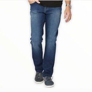 Agave Men's Waterman Relaxed Fit Straight Cut Jeans 34x33 Mezcal Dark Wash